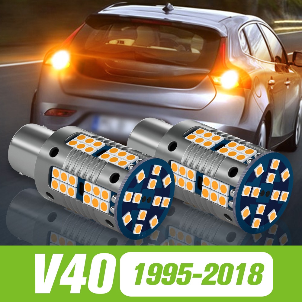 2pcs  V40 1995-2018 LED ĸ  ȣ  2006 2007 2008 2009 2010 2011 2012 2013 2014 ׼
